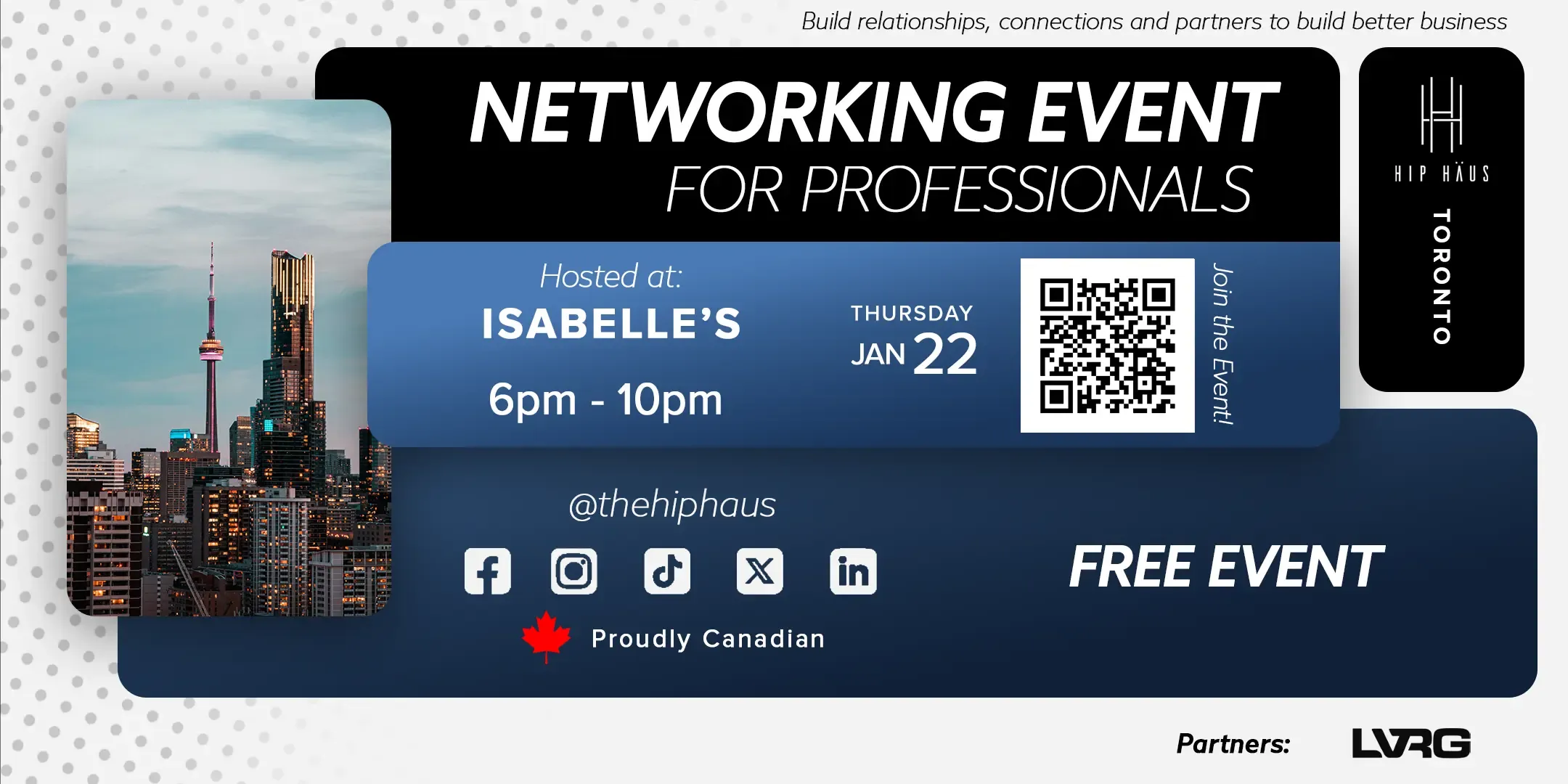 Networking Event for Professionals - Jan 22nd, 2026