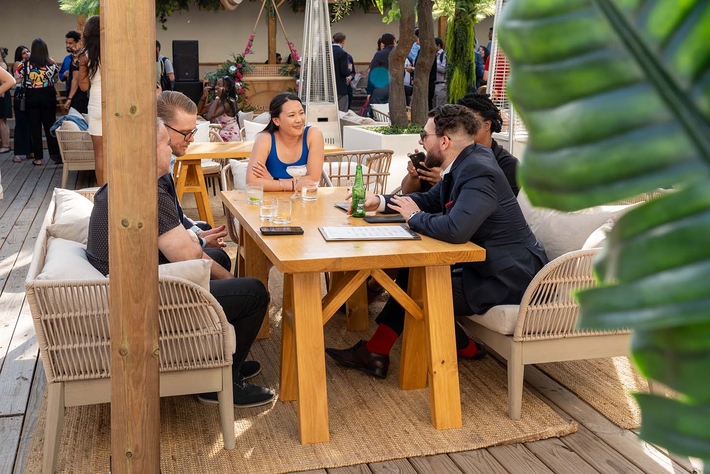 Professionals networking