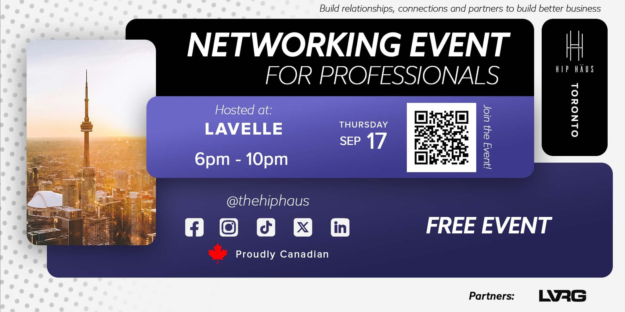 Networking Event for Professionals - Sep 17th, 2026